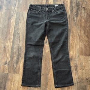 Tommy Hilfiger Black Denim Mid Rise Straight Leg Casual Jeans